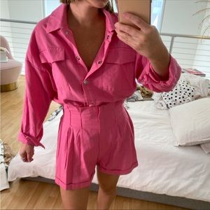 Storets Pink Shirt and Short set